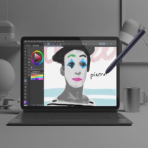 Miniatura 5 de Paquete de 2 bolígrafos Galaxy Tab S7 S de repuesto para Samsung Galaxy Tab S7Tab S7+ Touch Stylus Pen sin Bluetooth (negro místico)