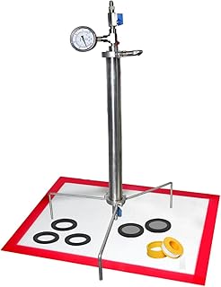 HNZXIB - 90g/tube stainless steel closed loop puller with tripod used to remove from plant leaves, closed loop puller vacuum chamber tube closed loop extraction system