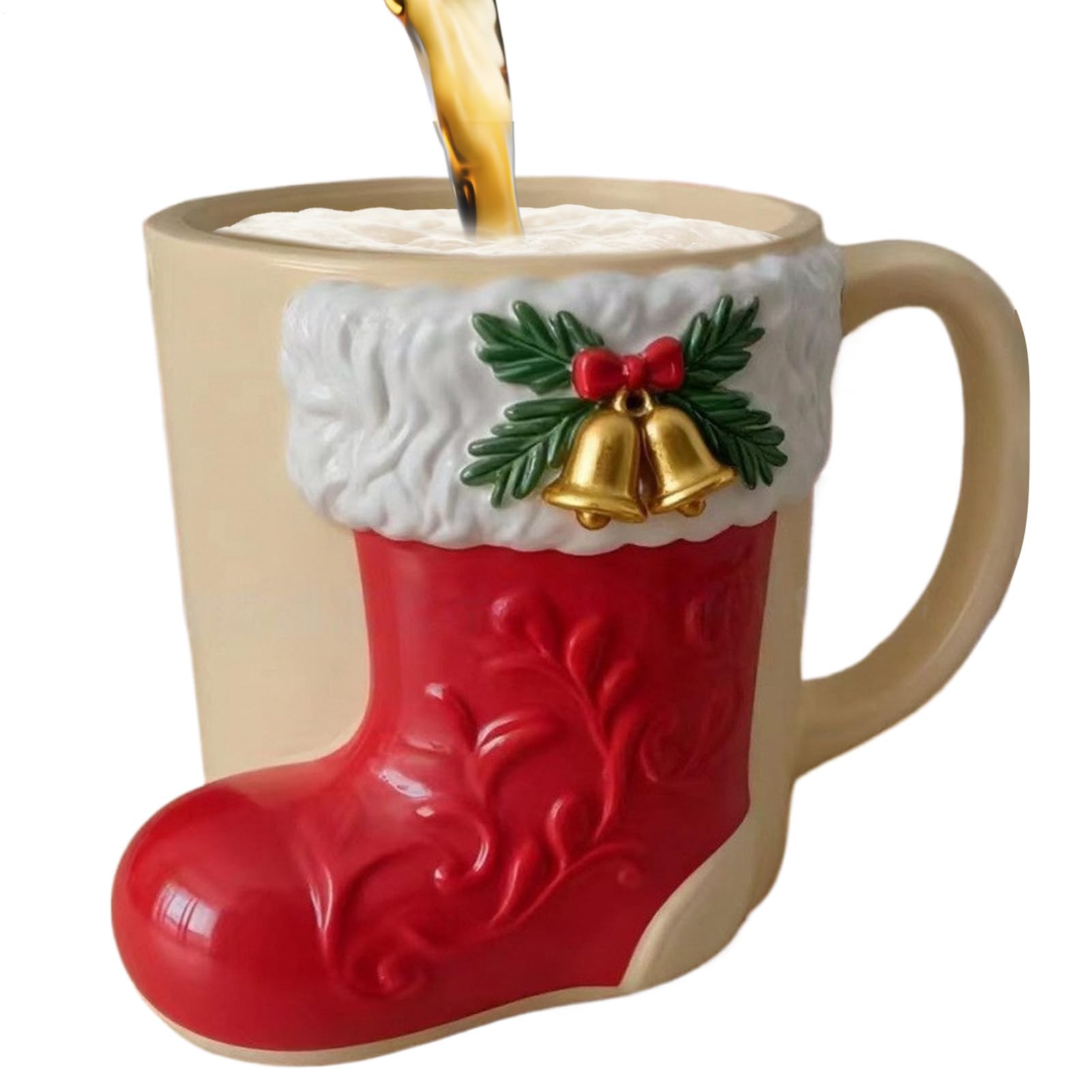 Tazas de Navidad duraderas de resina para evitar roturas en cenas de restaurantes