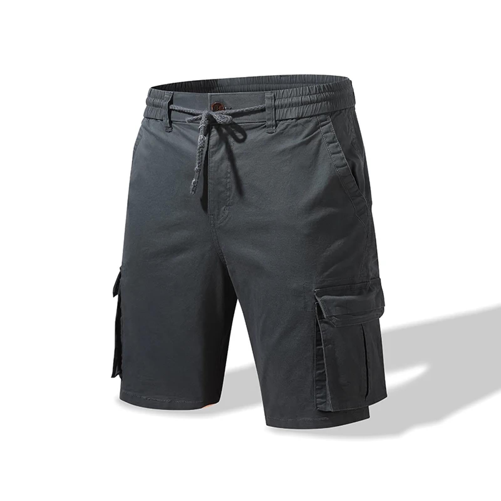 Pantaloncini Uomo Cargo Tasche Activewear All'aperto Corsa Casual Estate Mens Cargo Shorts