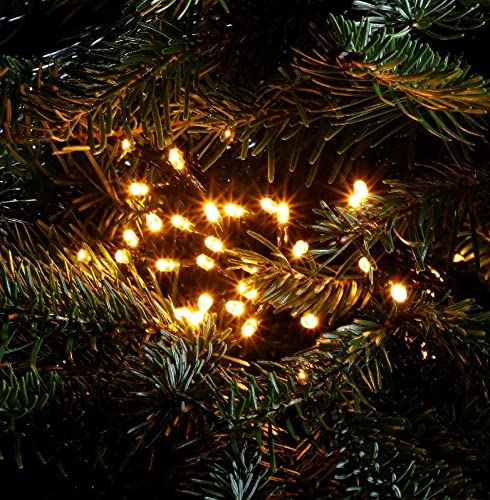 Noma 360 LED Christmas Tree Lights : Green Cable : Plug-in with Timer : Antique White, (4921543) - Image 3