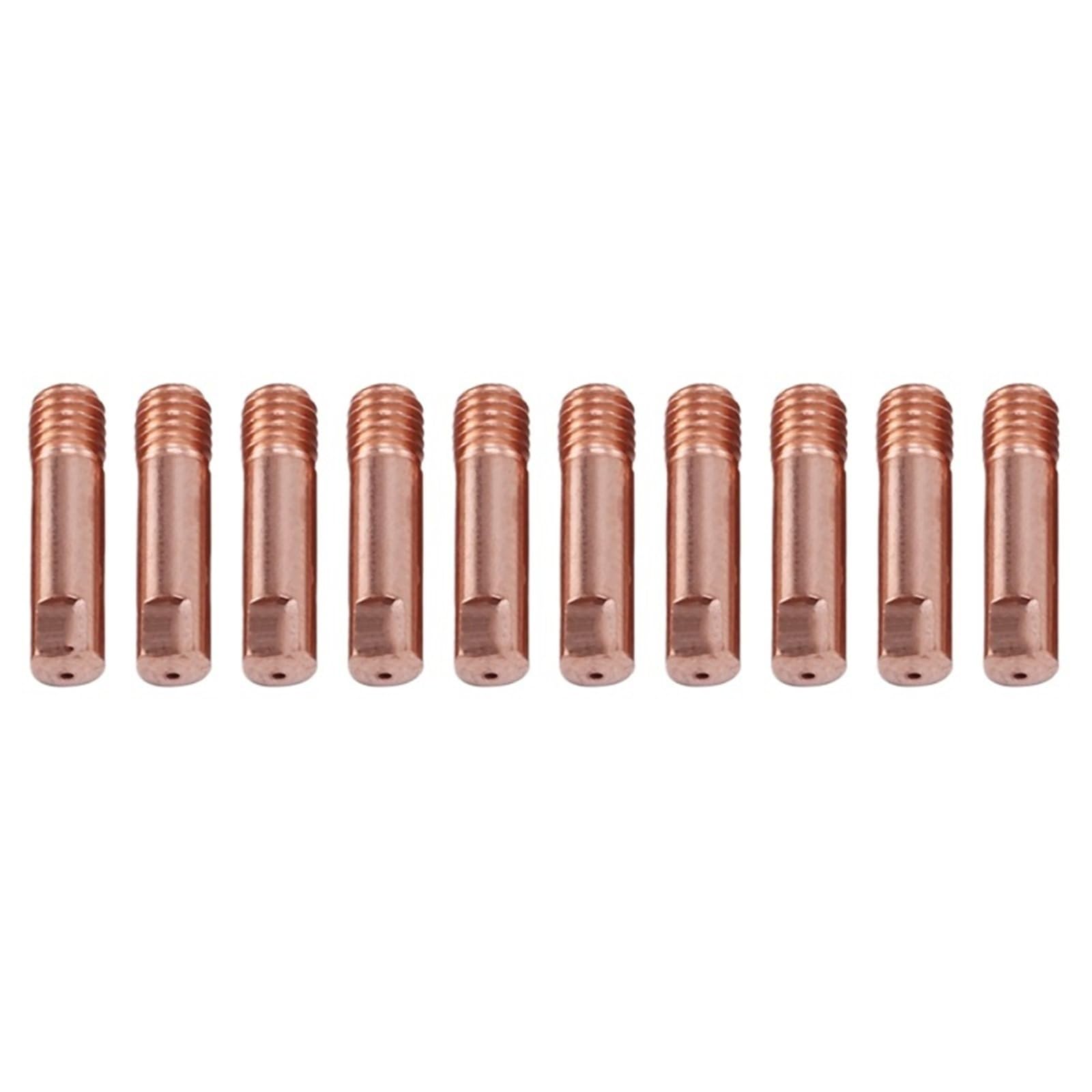 Compatibile For Saldatura MIG 15AK YWDZ 85 Pezzi Punte Di Contatto Ugello 0,8x25mm Set Connettori M6