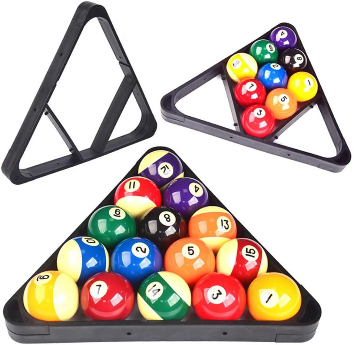 Billiards Tripod Triangle Rack for Pool Table Snooker Fixing Rack Ball Storage Pool Table Accessory