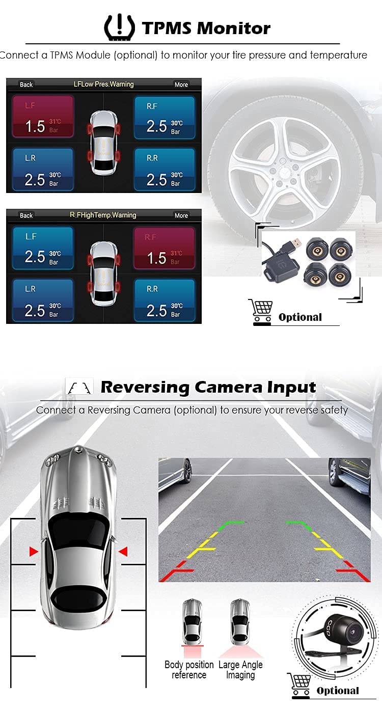【8-Core 4GB+64GB】Erisin 9 pollici Android 12 Autoradio GPS Navigatore per VW Golf 5/6 Polo 6R Scirocco Passat Tiguan Touran Caddy T5 Seat Skoda CarPlay Android Auto Bluetooth DAB+ WiFi DSP USB OPS