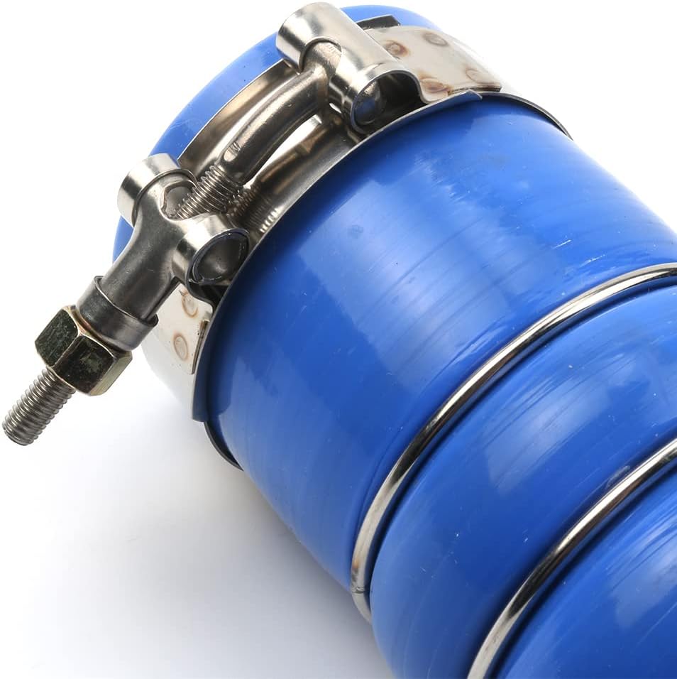 Silicone Upper Radiator Hose W/Clamps Compatible with Paccar Kenworth Peterbilt F50-6308 28359