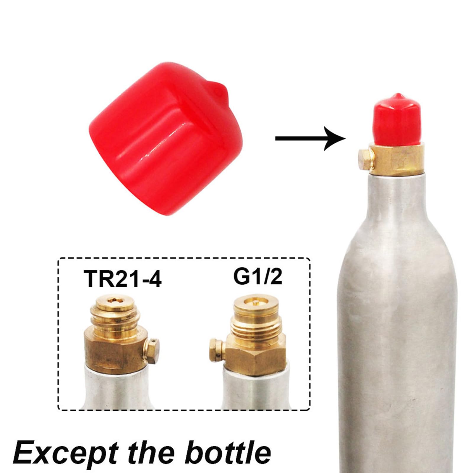 Pack Of 10 Carbonated Drinks Machine Protective Caps Carbonated Water Maker Accessories Water Machine Protective Cases