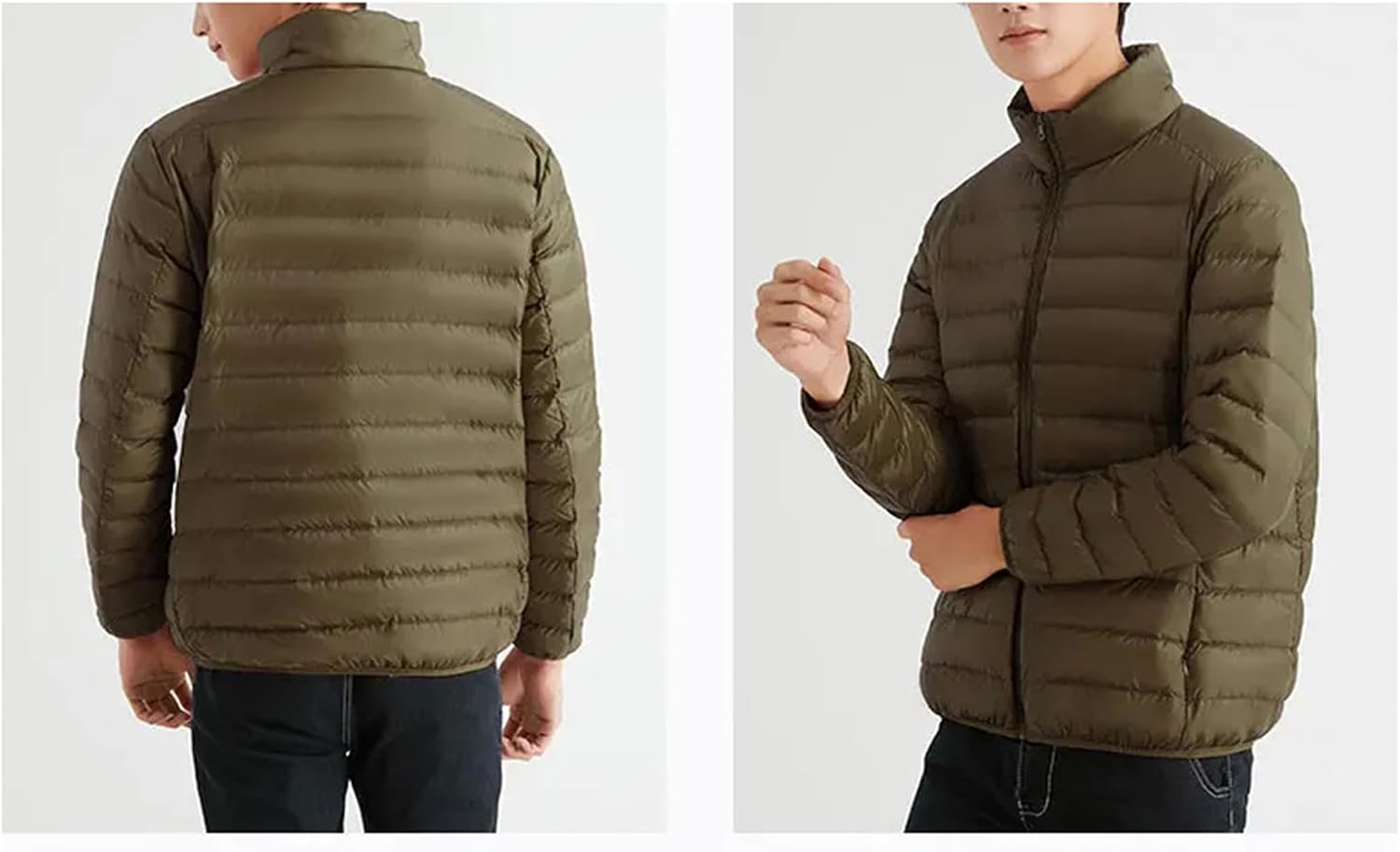 Winter Autumn Man Down Jacket Lightweight Duck Down Jackets Stand Collar Coat Windbreaker