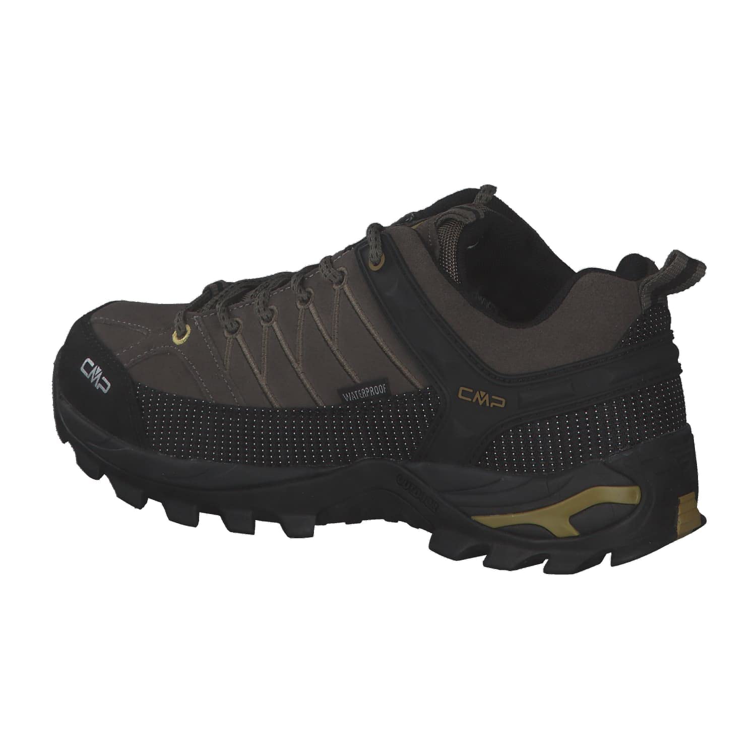 CMP Rigel Low Trekking Shoes Wp, Scarpe da trekking Uomo, Fango, 45 EU