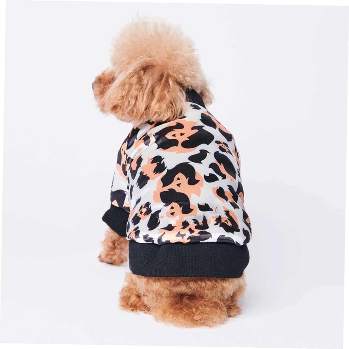 VICASKY Cappotto Caldo per Cani da Compagnia in Cotone Imbottito Stampa Leopardata 2XL, Gilet Invernale Morbido e Confortevole per Cuccioli, Abbigliamento per Animali Domestici Autunnale