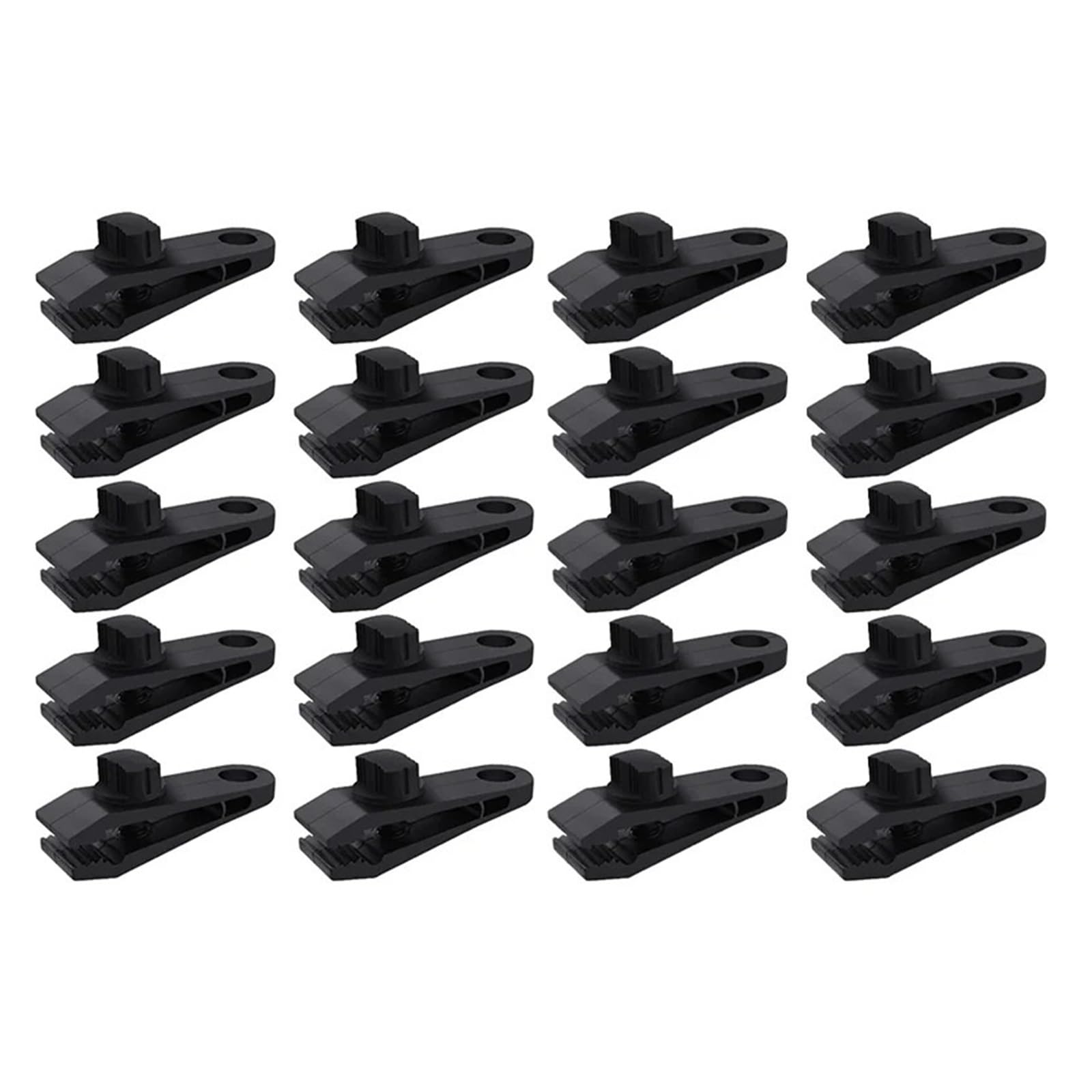 Cgrsdsd 20Pcs Tarpaulin Clips 2/5/10/ Heavy Duty Tarp Clips Shark Tent Fasteners Clips Holder(20Pcs)
