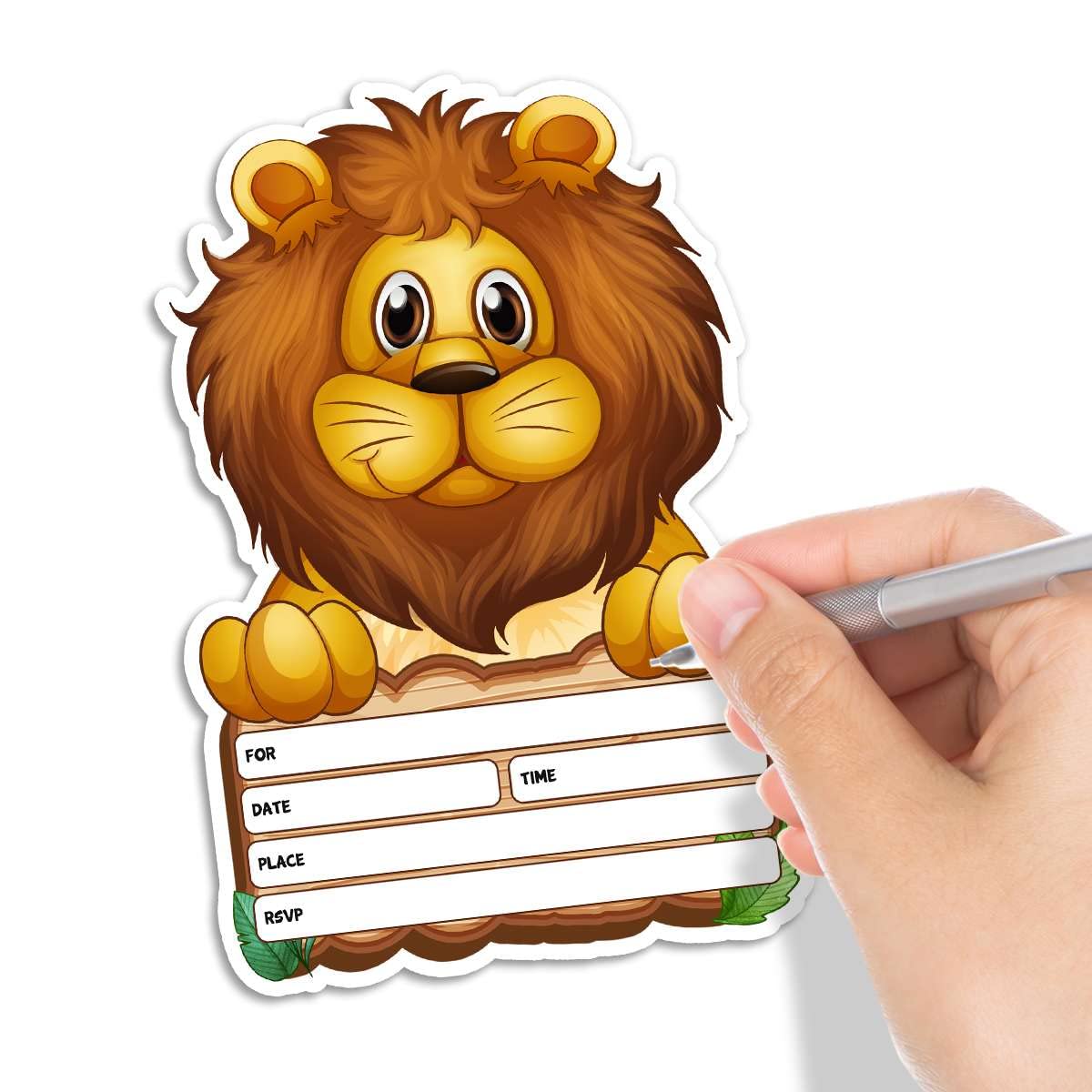 Plantilla De Invitación De Cumpleaños Para Niños Del Rey León | PosterMyWall, image size:1200x1200