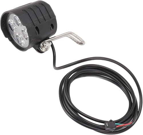 Miniatura 9 de Faro delantero de bicicleta de 12 W, luz de bicicleta súper brillante, 36 V, 48 V, 52 V, 60 V, para bicicletas eléctricas y scooters, faros