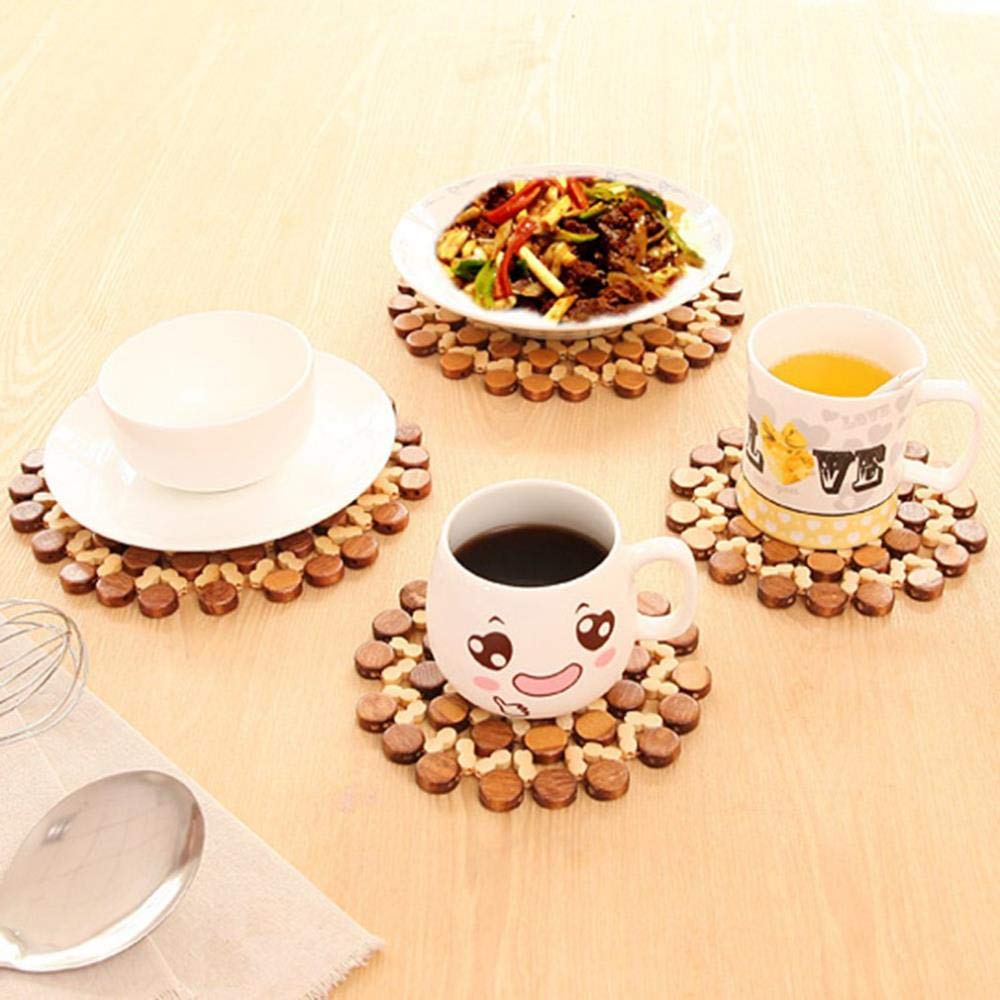KitchenBoss Tovagliette Americane Lavabili Tovaglietta Colazione, Tovaglietta Americana e Sottobicchieri Bifacciale Per Cucine, Tavoli da Pranzo e Uffici, Verde + Grigio, 40x30cm, 6 Set