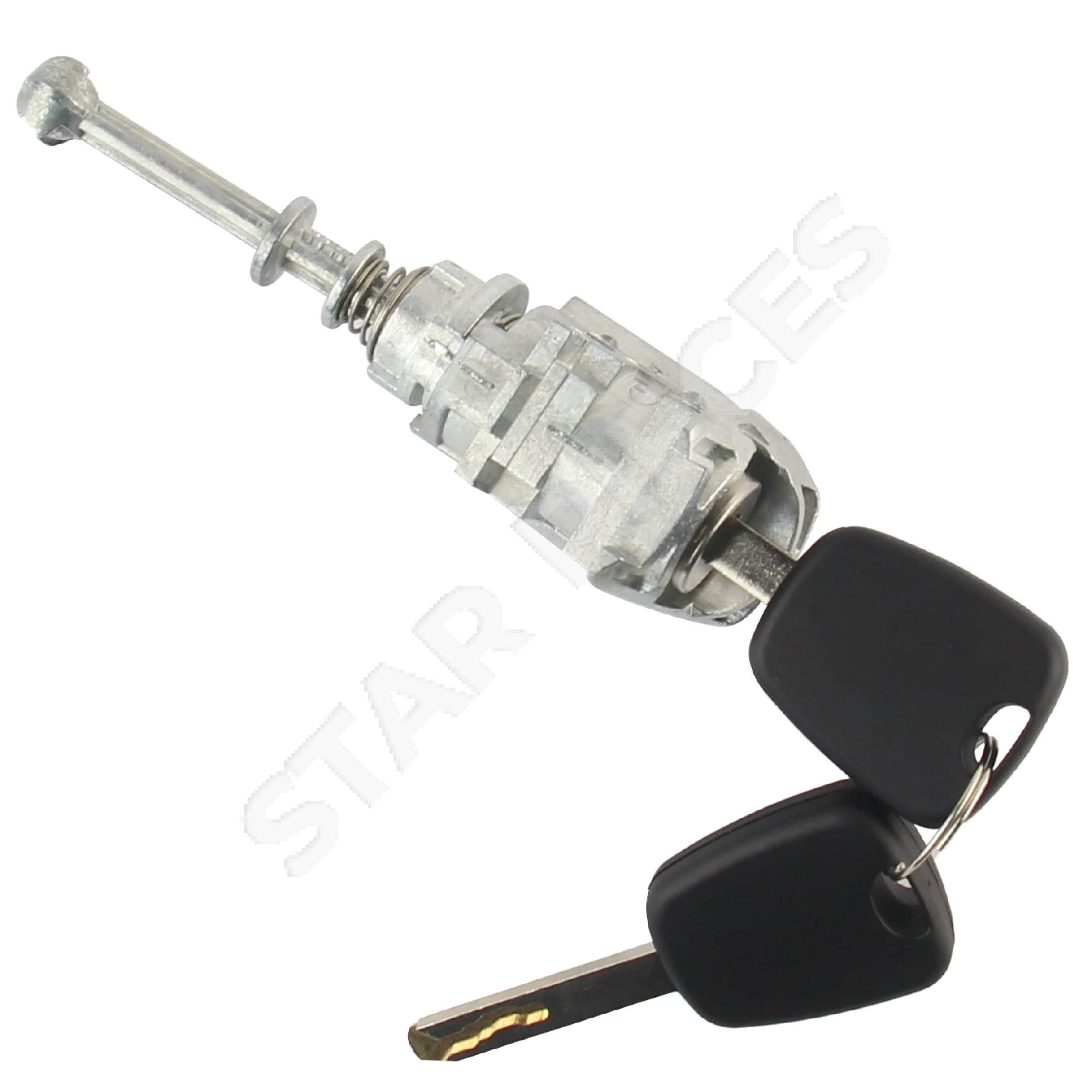 STARKIT PERFORMANCE Cerradura puerta compatible para Citroen C4 y Peugeot 407 (2004-2011) delantero izquierdo (conductor) Bombin cerradura con duplicado de llave | 9170Y1 | 9170Y0