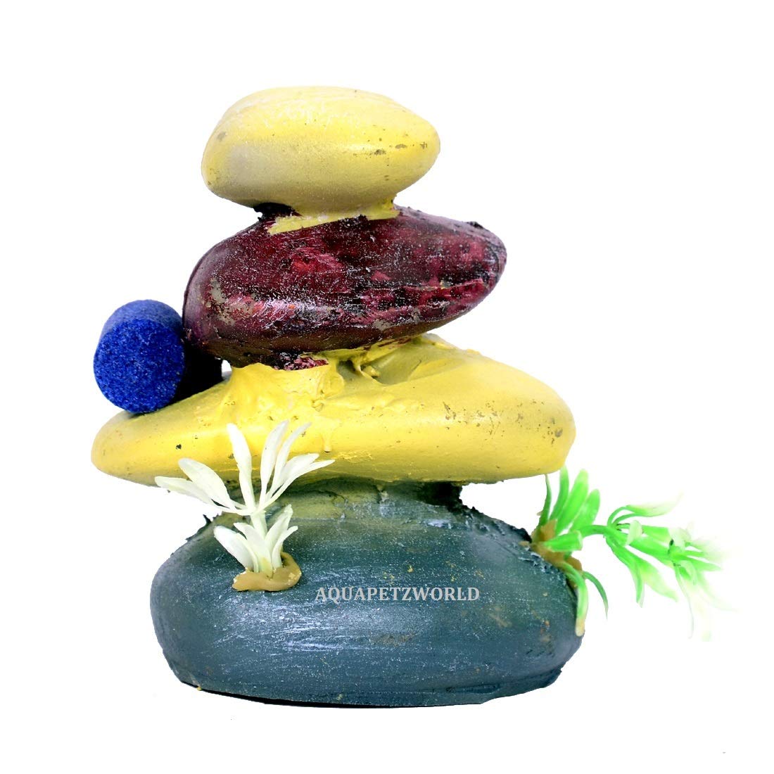 AQUAPETZWORLD Aquarium Decoration Ornaments Air Stone Bubbler - Safe for Freshwater and Saltwater Tanks (Stone Pillar) (B08FXSC27L) Amazon Price History, Amazon Price Tracker
