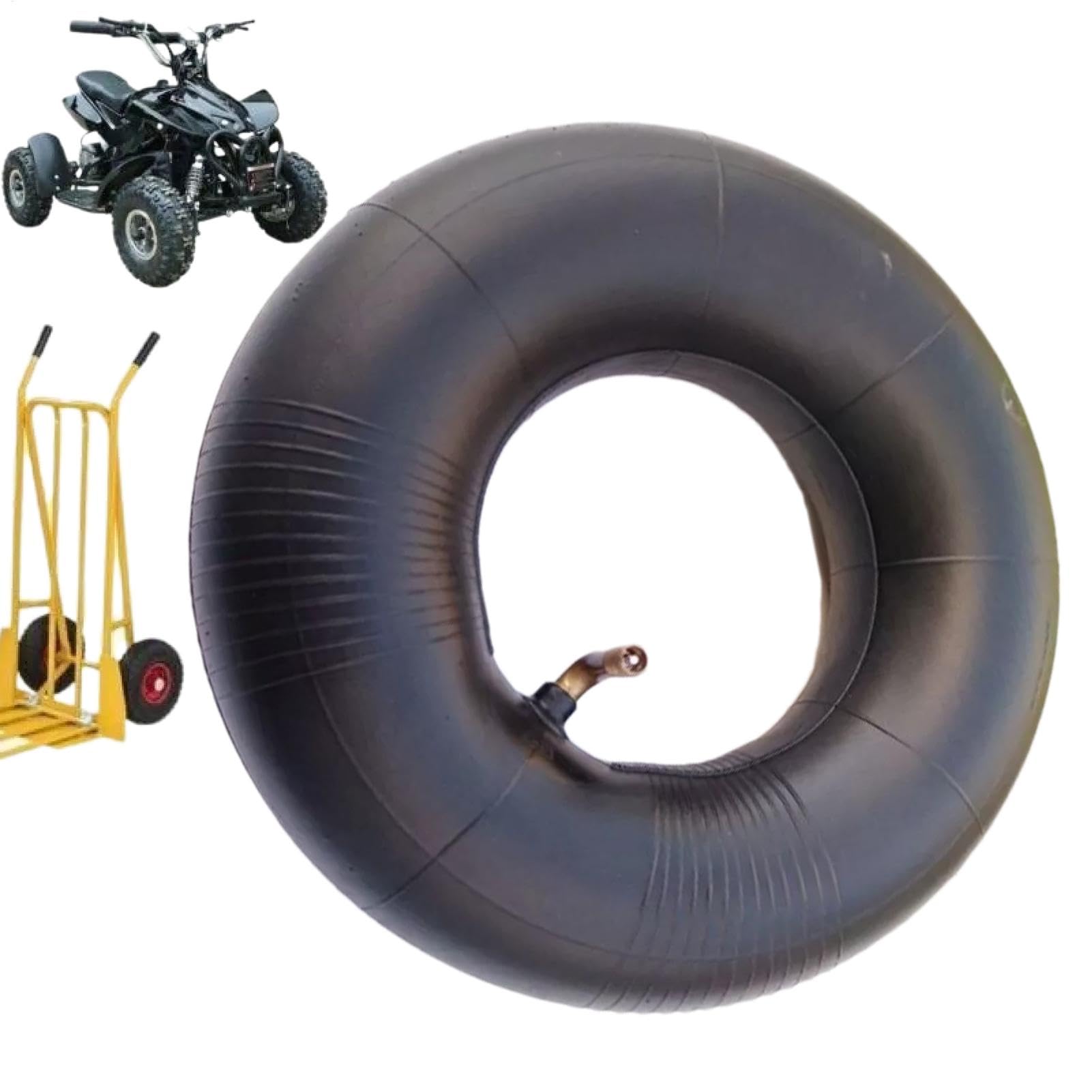 Robusta camera d'aria 3.00-4 - Airline per sostituzione durevole, accessorio per pneumatici piccoli | Tubo interno rinforzato per carriola, carrello, tosaerba, ruota di scorta, resistente alla per