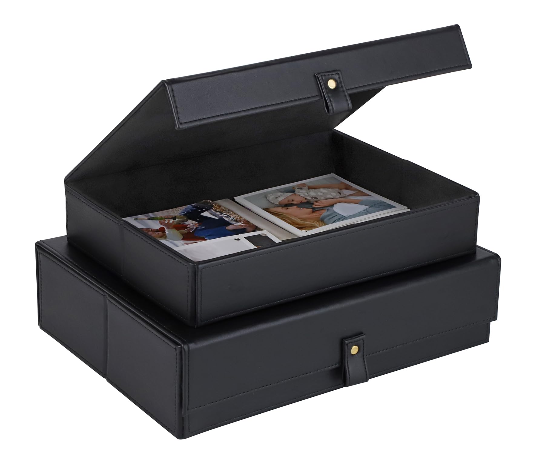 Boîtes de rangement pour photos et souvenirs de famille : l'élégance au salon