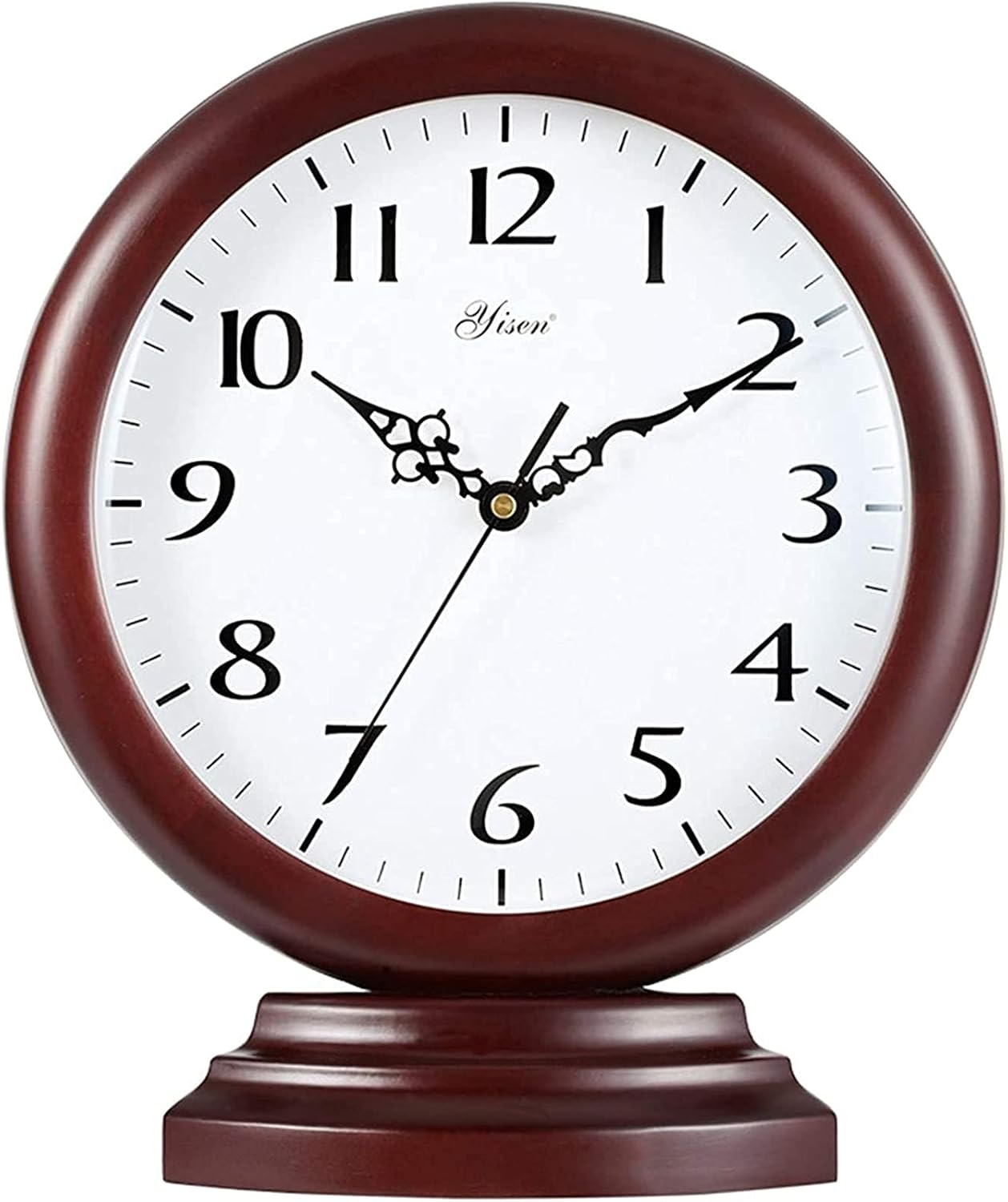 Decorative Desk Clock, Retro Mantle Desk Clock, Mantel and Table Clocks for Living Room Bedroom Bedside Kitchen Fireplace Clock Mantle Clocks