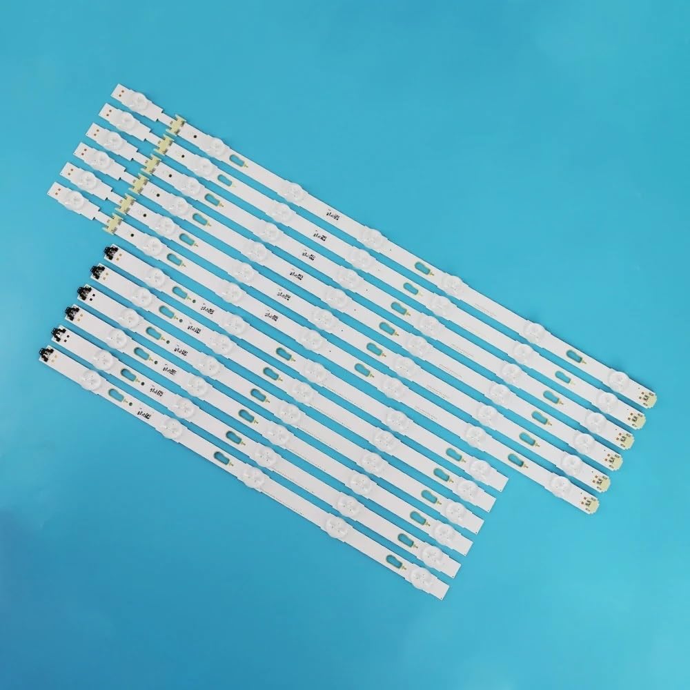 Striscia di retroilluminazione a LED 12 LAMPADE Compatibile for TV da 49" S_KU6.3_49_FL30 R5 L7 LM41-00335A 00334A UE49KU6100 UN49KU650 V6DU-490DCA-R0 490DCB
