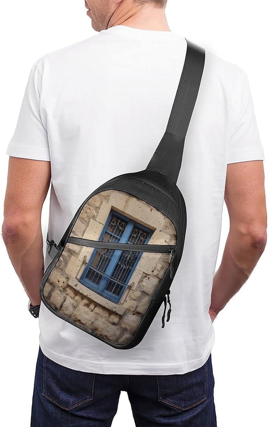 Beautiful Windows Crossbody Backpack Sling Bag