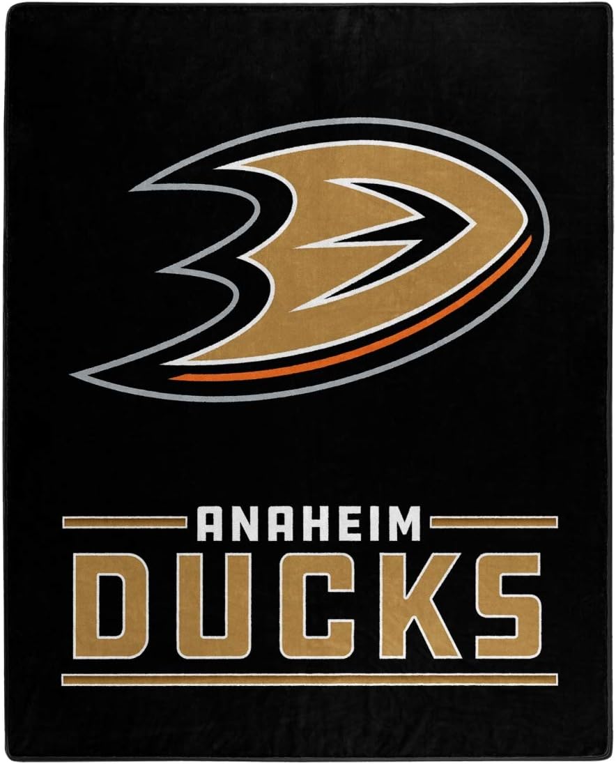 Northwest Company Anaheim Ducks Interference Raschel Throw Blanket