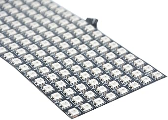 8x32 LED Matrix 256 Pixels WS2812B Digital Flexible LED Panel Individually Addressable Full Dream Color DC5V