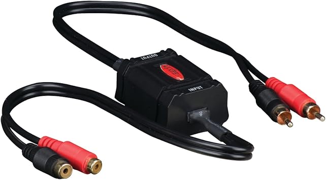 عازل الحلقة الأرضية AX-AGL610 من Metra Electronics،أسود، عادي