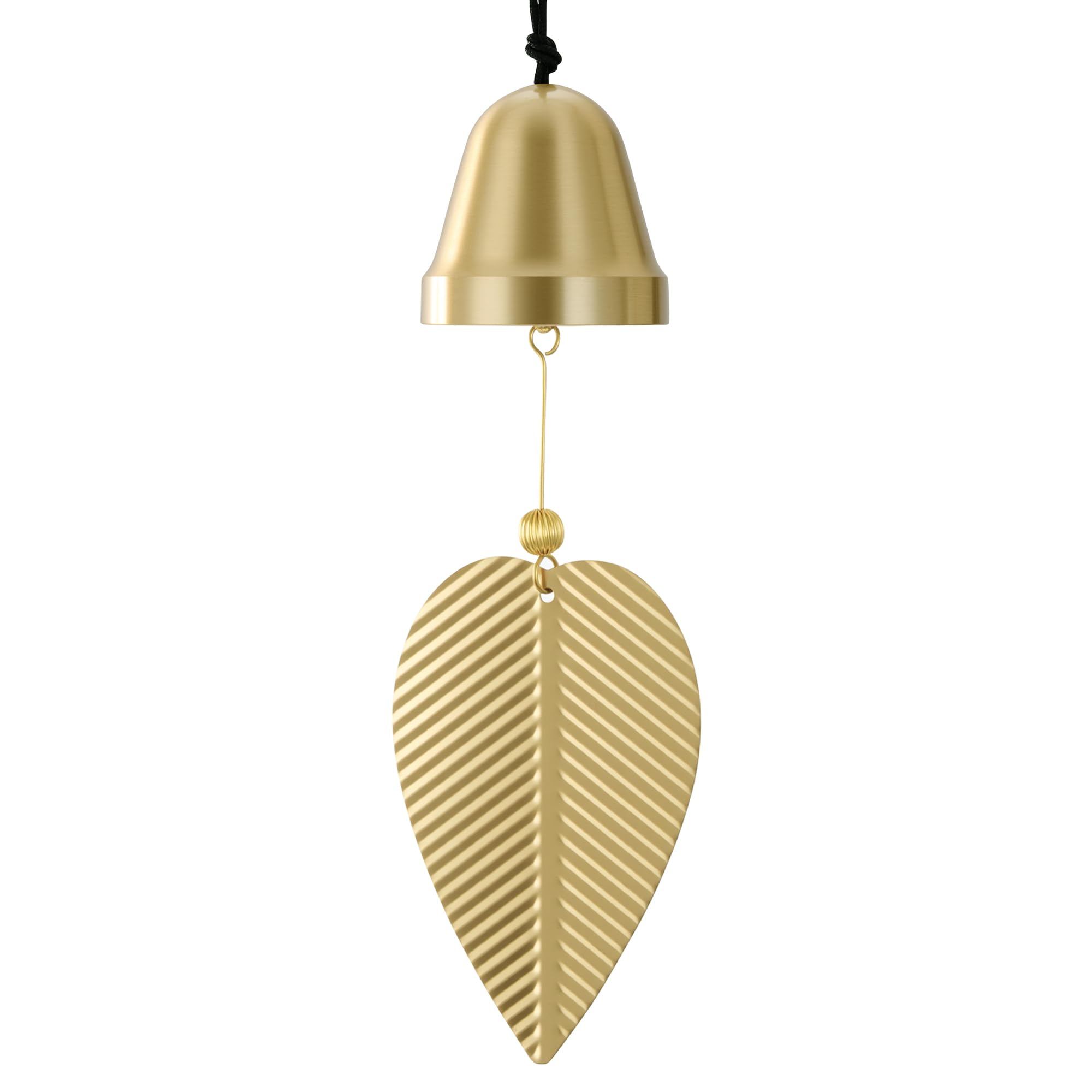 Buybestify Women's Copper Japanese Wind Chime - Soothing Melodic Tone For Garden Patio Balcony - Memorial Sympathy Gift For Mum - Vintage Brass Asian Furin Bell Housewarming - (Ancient Zen Bell)