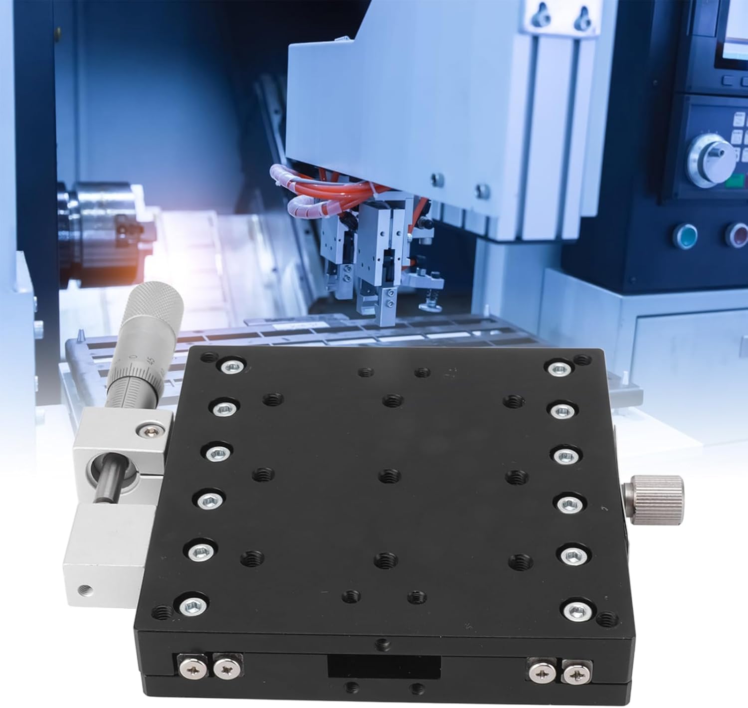 X Axes Slide Stage - Cross Roller Manual Fine Tuning Sliding Table, Stage Platform, Linear Bearings