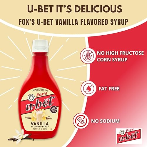 Miniatura 2 de Fox's U-Bet Jarabe de vainilla (botella de 20 onzas)