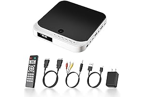 DESOBRY Mini DVD Player for Smart TV: The Tiniest DVD Player for High-Quality Entertainment