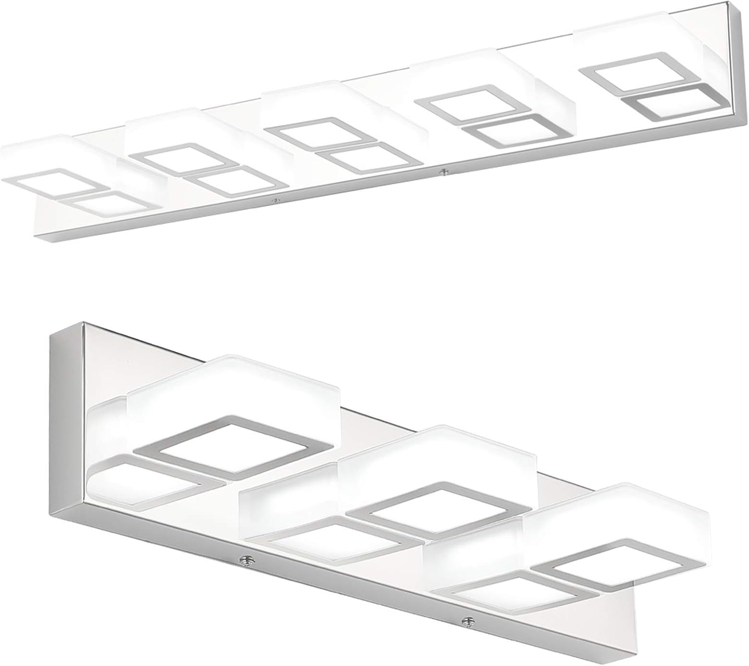 Ralbay LED Bathroom Vanity Lighting Fixtures Modern Vanity Light Acrylic Rotable 360° Modern Bathroom Vanity Light Over Mirror