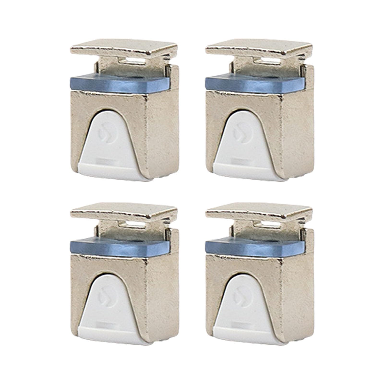 Jazuaiao A 4Pcs Sturdy Zines Lloy Djustable Glass Clamps Glass Holders Ccessory For 10 12Mm With Rubber Heads Designs Clamps