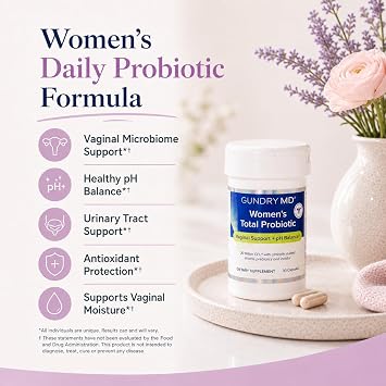 Gundry MD Women's Total Probiotic with Inositol, 30 Capsules