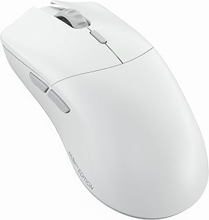 GLORIOUS Gaming Model O 2 PRO 4K/8K Wireless Gaming Mouse - 2.4GHz 1ms delay, 4K/8K Polling, 100M clicks, 59g Ultralight, Long Battery Life, 26K DPI, RGB, Ambidextrous, 6 Buttons, PTFE Feet - White
