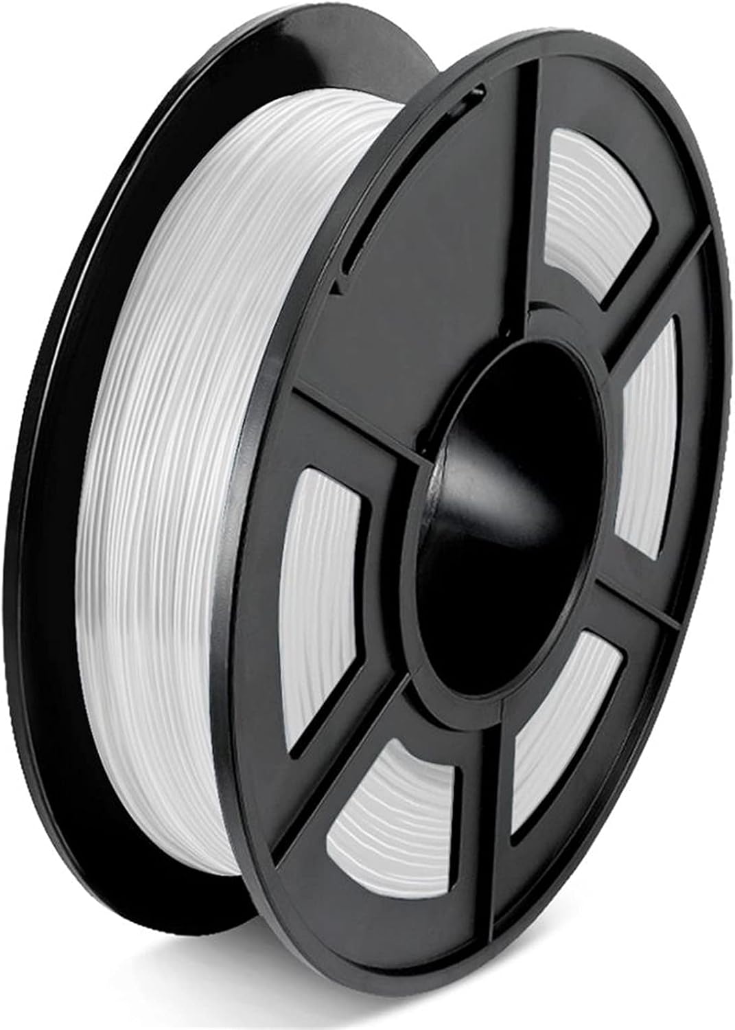 TPU Flexible Filament 0.5kg 1.75mm Diameter Tolerance +/-0.02mm No Bubble Colorful Eco-Friendly FDM 3D Printer Material (Color : Transparent)