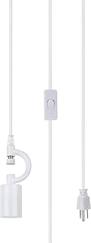 Miniatura 3 de Aspen Creative, 72317-21 Kit de conversión de luz colgante con pantalla de tela imperio de tapa dura, 14 pulgadas de ancho