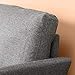 ZINUS Jackie Loveseat Sofa / Easy, Tool-Free Assembly, Soft Grey