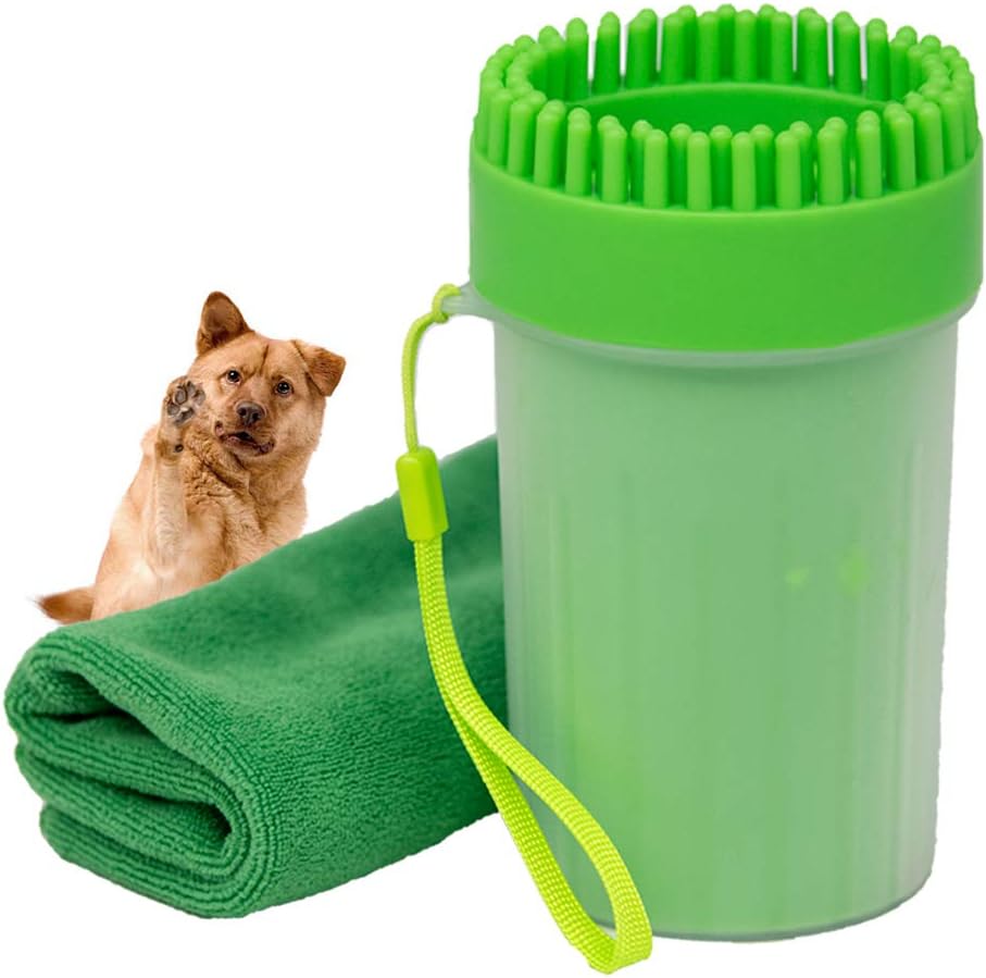 LHPro Portable Dog Paw Cleaner - Upgraded Plunger Mud Cleaning Cup for Cleaning, Massaging, Grooming & Brushing Body and Foot Dogs or…