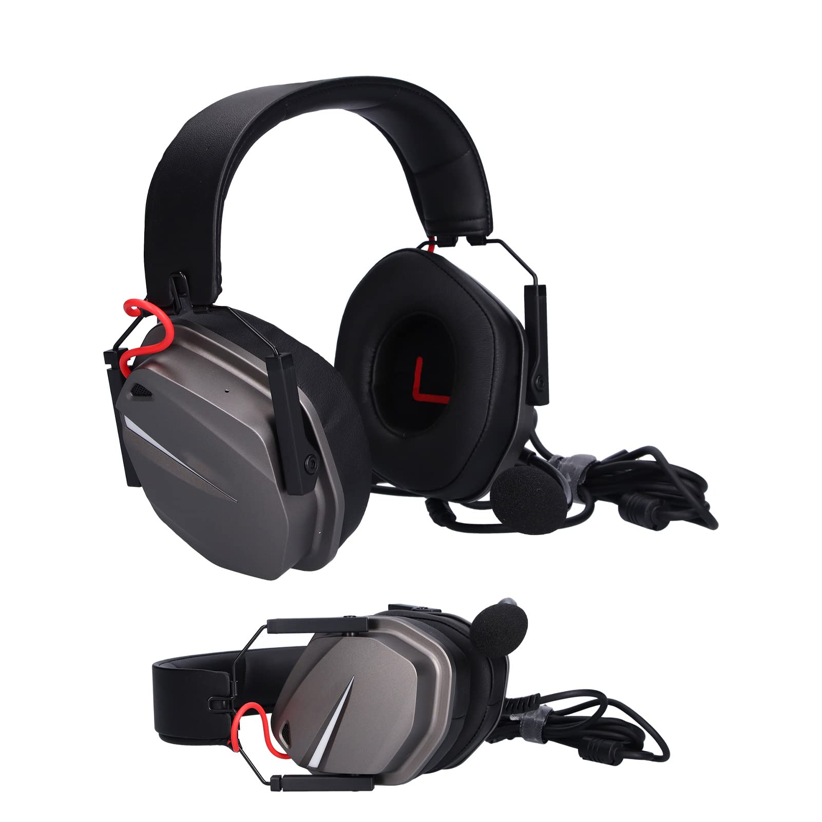 TAIDU THS310A2 Cuffie da Gioco 7.1 Surround Sound Microfono con Cancellazione del Rumore per Giochi per PC Leggero e Regolabile