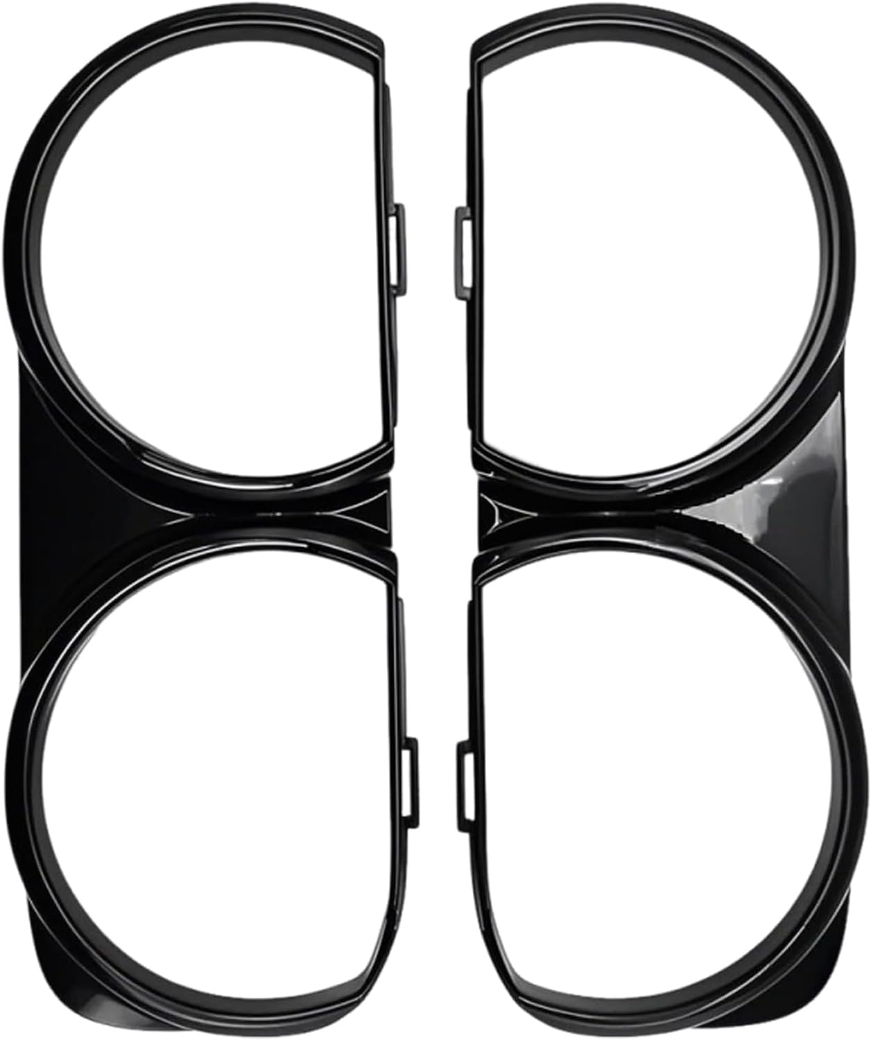 Front Left Right Side Headlight Bezel Lamp Trim for Dodge Challenger 2015-2023 Replacement 68259052AB 68259053AB 2Pcs Black