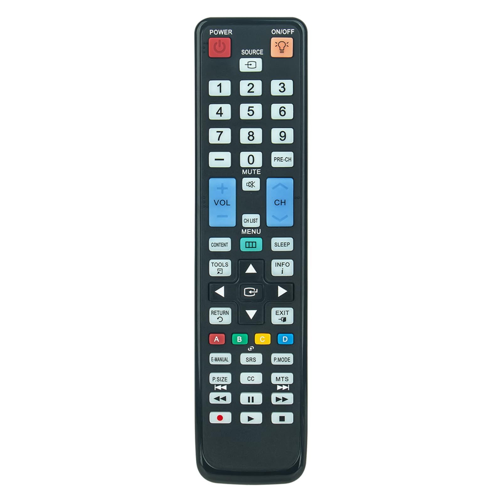 AA59-00444A PERFASCIN Replace Remote Control Fit for Samsung TV UN46D6000 UN55D6000 UN40D6050 UN32D6300 UN40D6050TF UN46D6000SF UN46D6050