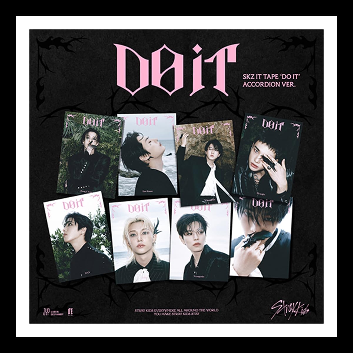 8 Set.) STRAY KIDS SKZ IT TAPE [DO IT] Album ACCORDION Ver./ 8CD+8