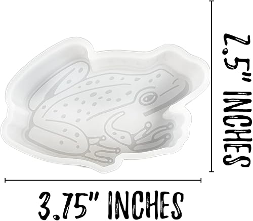 Miniatura 3 de Frog Car Freshie - Molde de silicona para seta de sapo de 25 x 375 x 1 pulgada para perlas aromáticas de automóvil jabón resina apta para horno