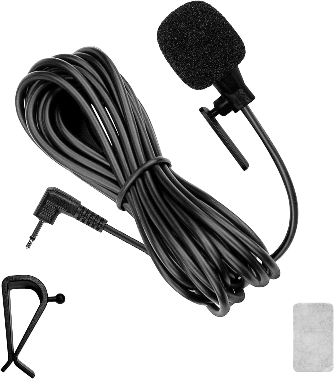 RINSHOOT Car Stereo Microphone, 3.5MM AUX Interface
