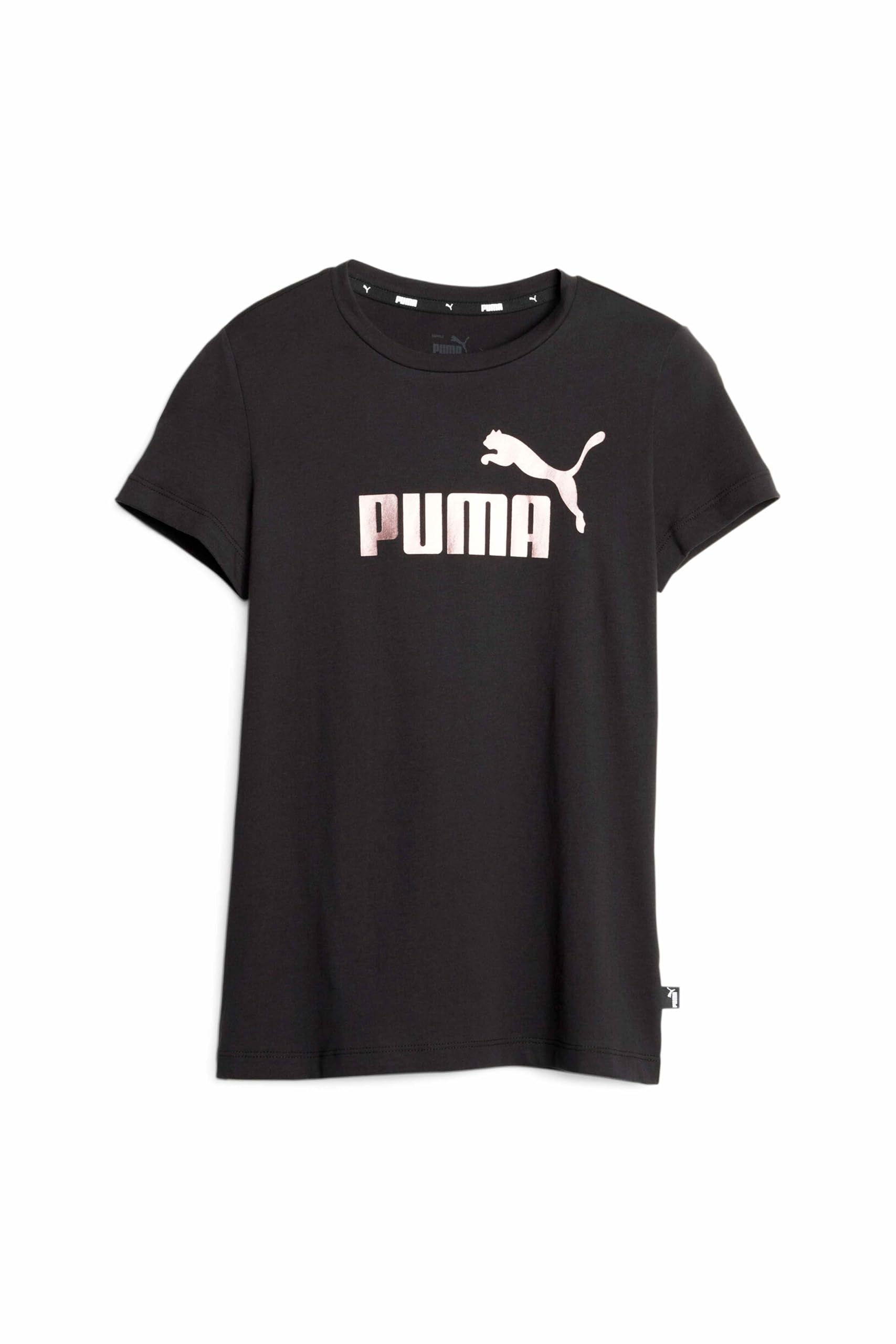 PUMA Ess Logo Tee G haut fille tricot résistant grand logo poitrine mode