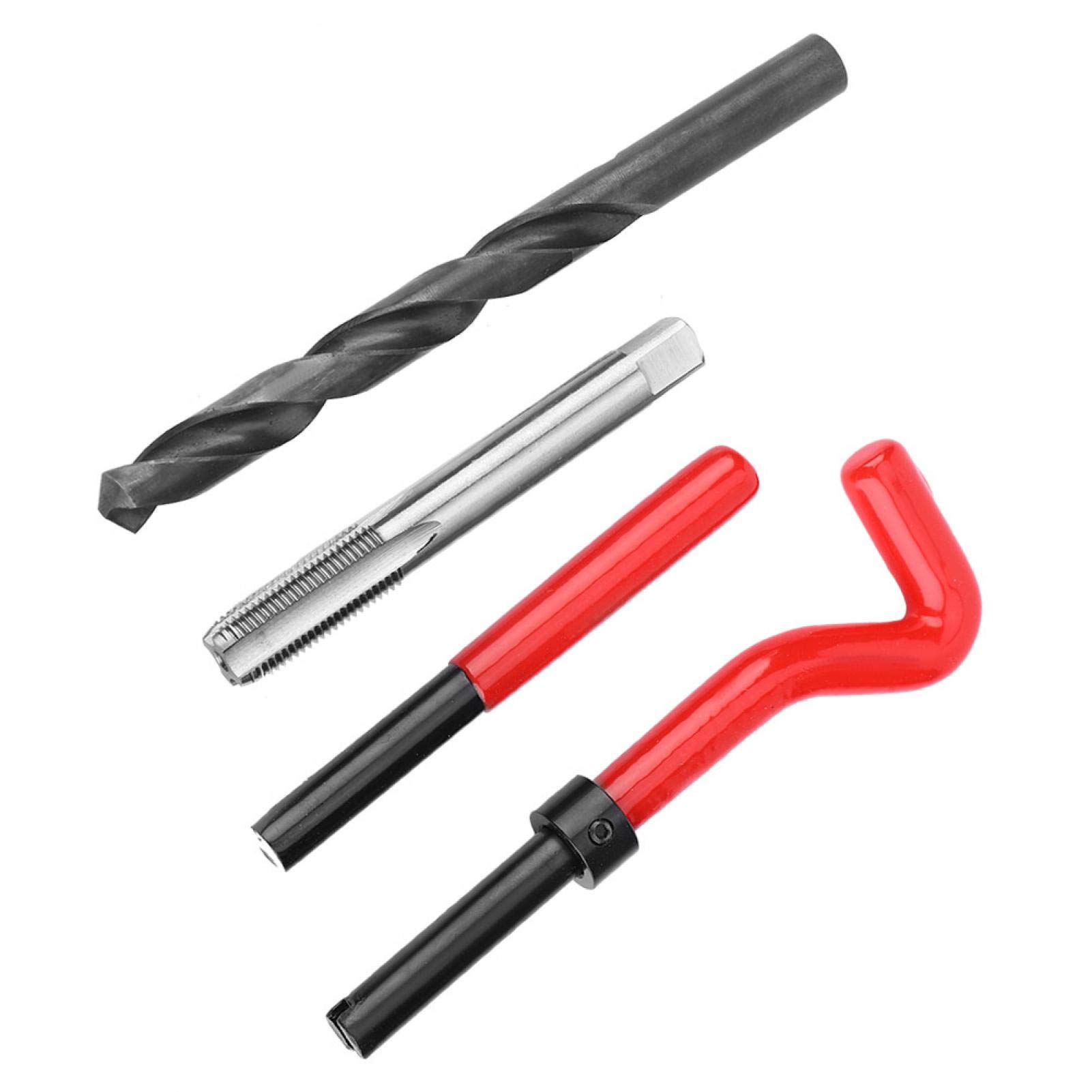 Heli Coil, Coil Master Kit, 17 piezas de inserciones de rosca M11x1.25 Kit de surtido de accesorios de reparación de rosca hembra