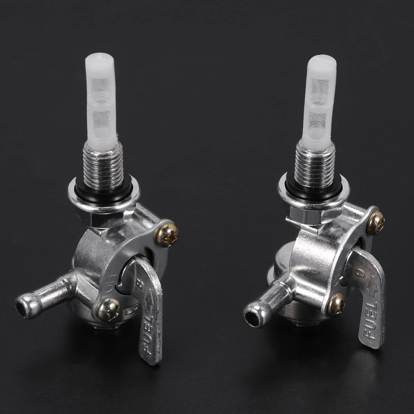 Rubinetto Benzina Universale Per Generatori - Interruttore ON/OFF Con Filtro, 2 Pezzi - Foto 5