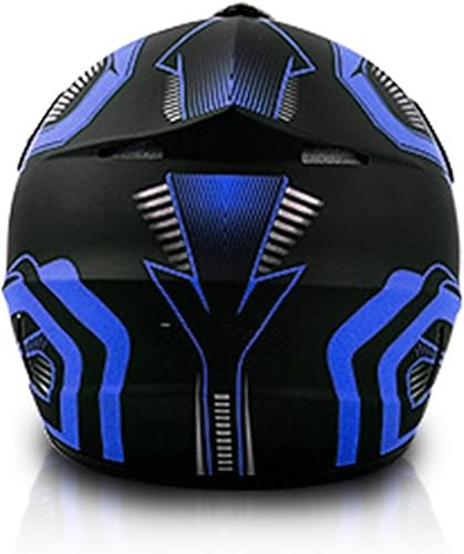 Miniatura 4 de Casco Motorcross, casco todoterreno para motocross, casco ATV, casco de motocicleta juvenil, casco de cara completa unisex, cómodo y ligero,