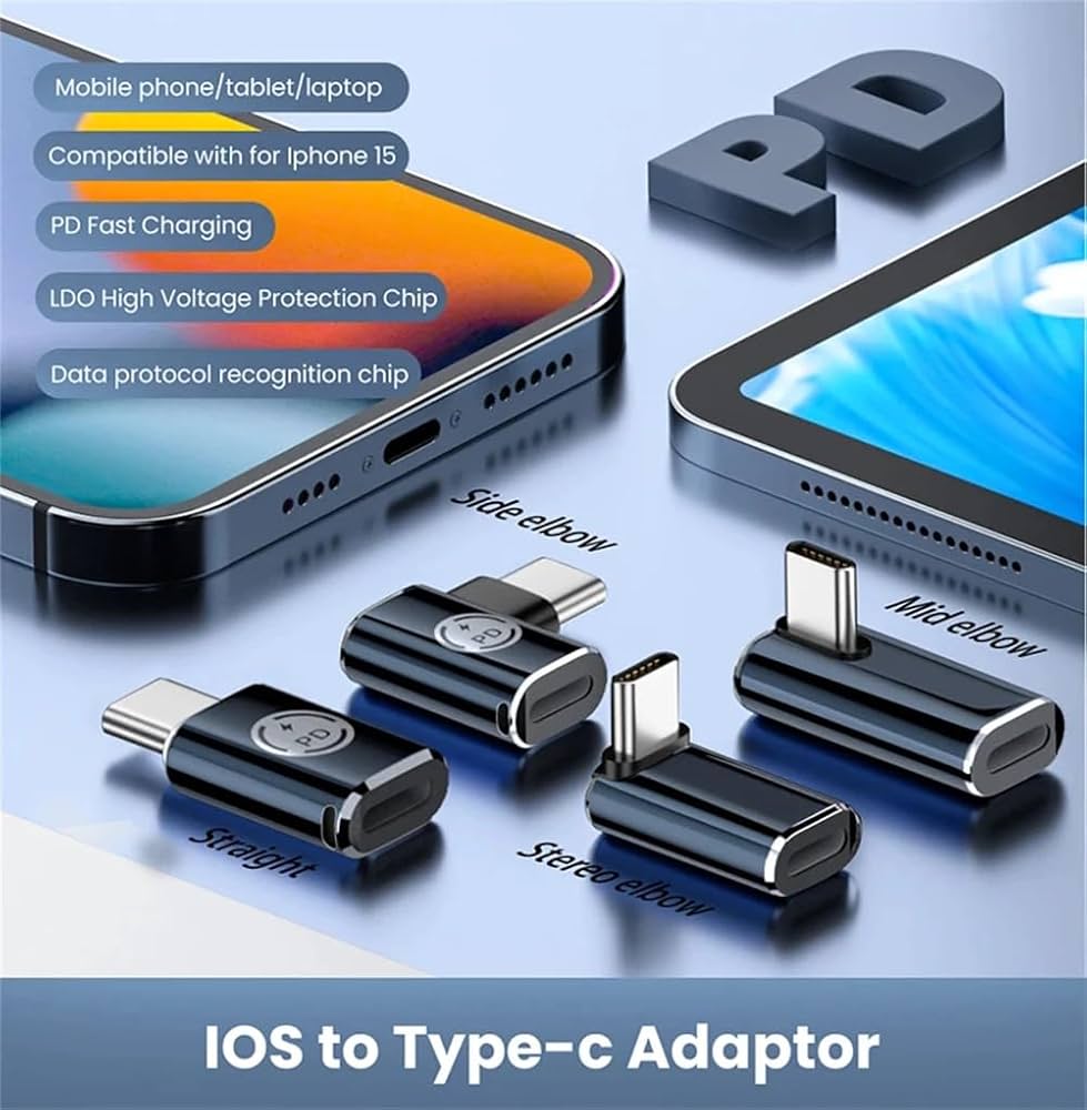 ✨ライトニング アダプタ 急速充電 高速データ転送 L字Stereo Elbow ✨ライトニング アダプタ 急速充電 高速データ転送 L字Stereo